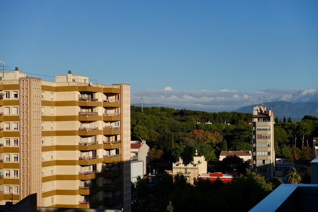 Вид на город в Фигерес, Испания