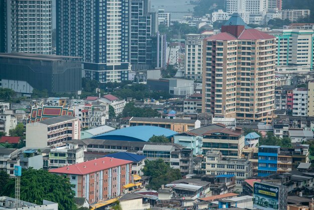 The city view of si racha in the province of chonburi in thailand thailand siracha november 2022