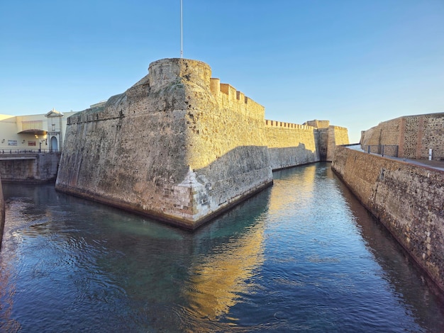 City wall of Ceuta Spain