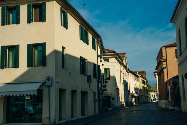 Photo city walls of castelfranco veneto treviso italy sep 2021