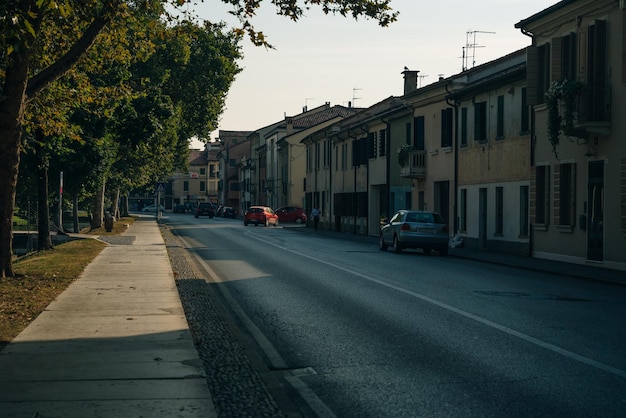 City walls of Castelfranco Veneto Treviso Italy