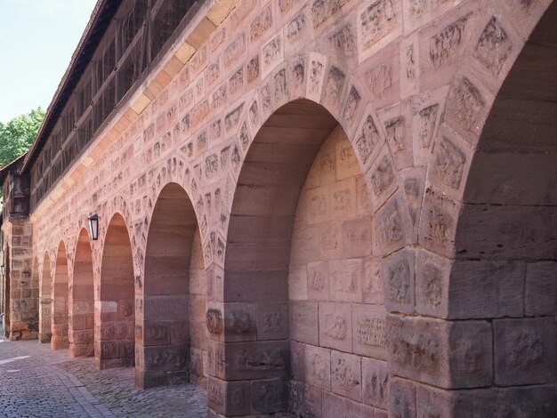 City walls in Nuernberg