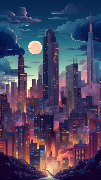 270 Anime City HD Wallpapers and Backgrounds