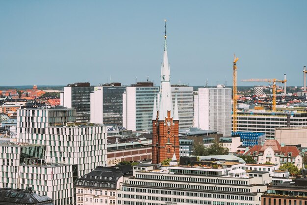 Photo cityscape against clear sky