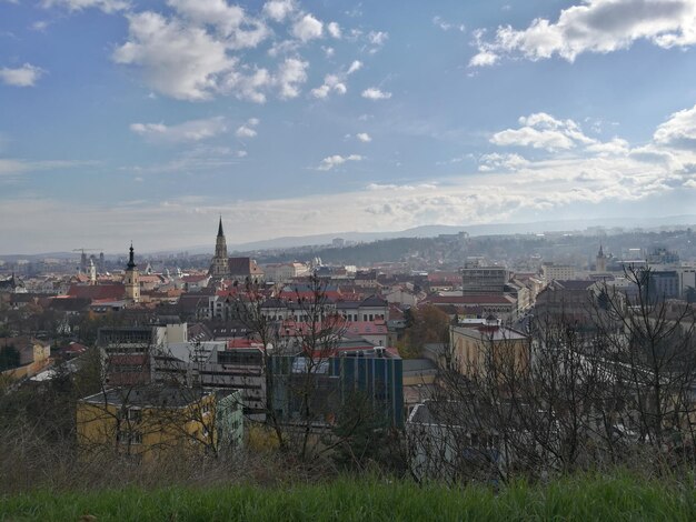 Cityscape against sky