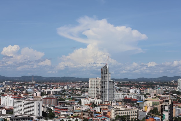 Cityscape against sky