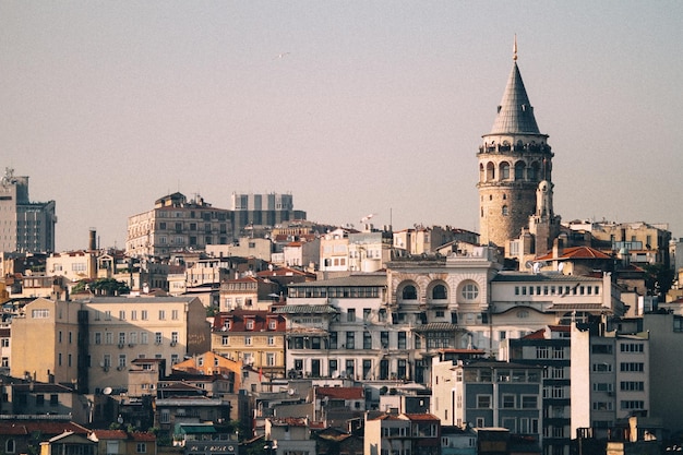 cityscape against sky