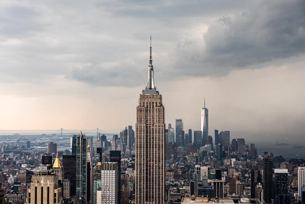 Cityscape against sky