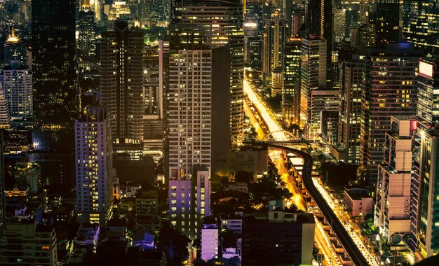 cityscape in Bangkok metropolis