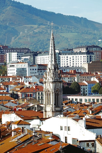 Cityscape of Bilbao city Spain Bilbao travel destination