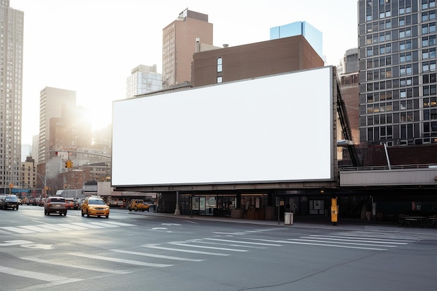 Cityscape Blank Billboard