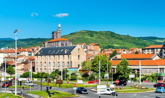 Cityscape of clermontferrand in the puydedome department of france