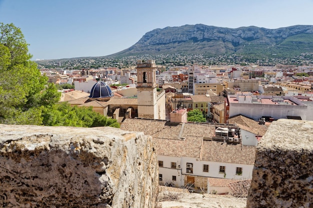 Cityscape of Denia Province of Valencia Spain