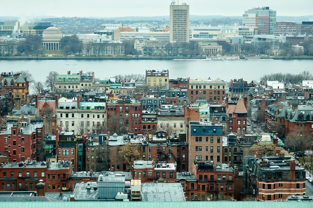 Photo cityscape at harbor