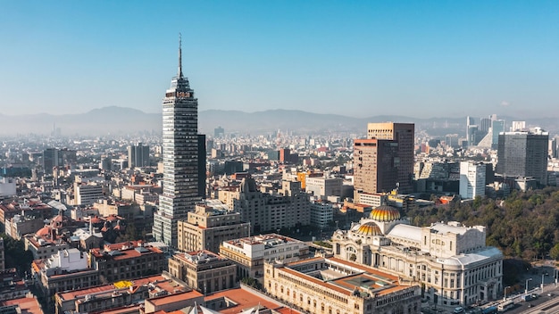 Foto paesaggio urbano di città del messico