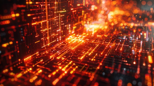 cityscape at night