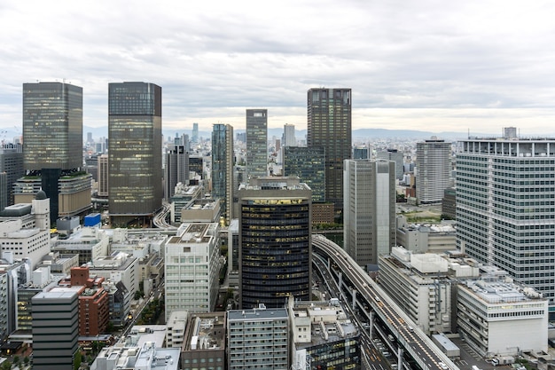 大阪の街並み、風景の日本