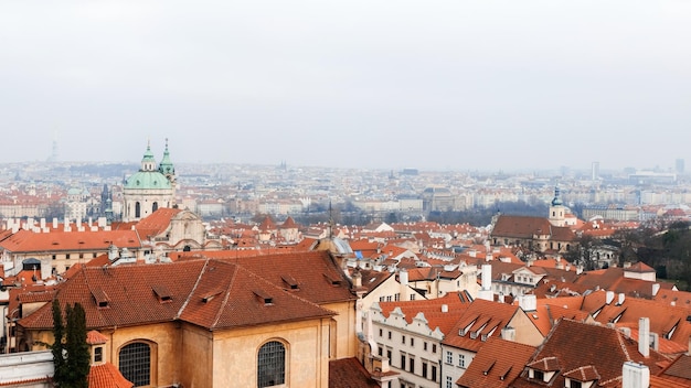 Cityscape of Prague Czech Republic