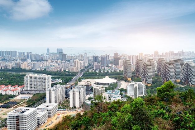 Cityscape of Sanya Hainan China