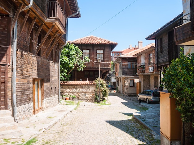 Cityscape of Sozopol old town Bulgaria