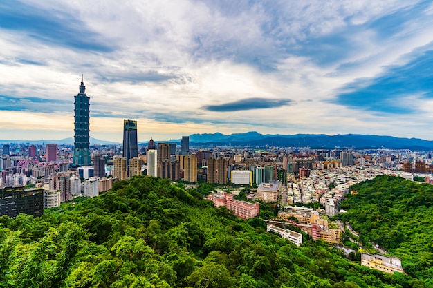 Cityscape of Taipei, Taiwan