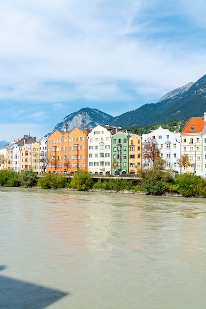 Cityscape van Innsbruck, Oostenrijk.