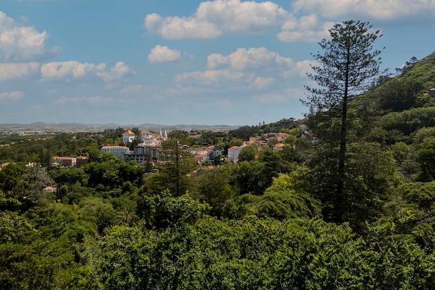 Cityscape view of the famous village of Sintra