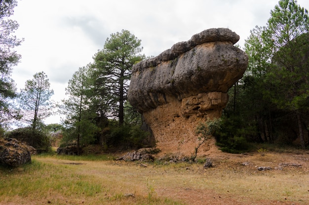 The "Ciudad Encantada" located in Cuenca, Spain