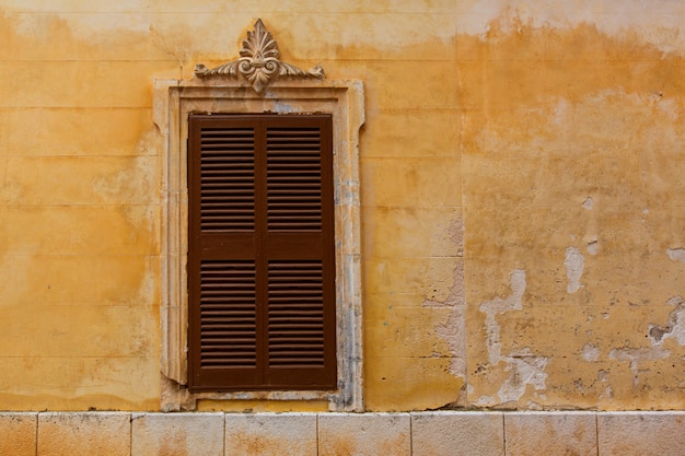 Ciutadella Menorca wooden shutter window