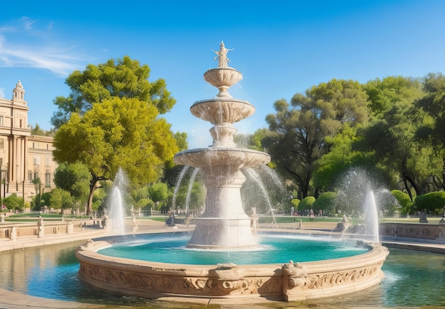 Photo ciutadella park in barcelona