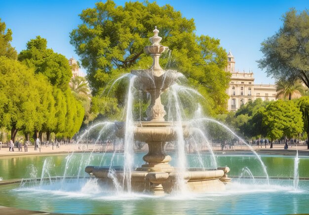 Photo ciutadella park in barcelona