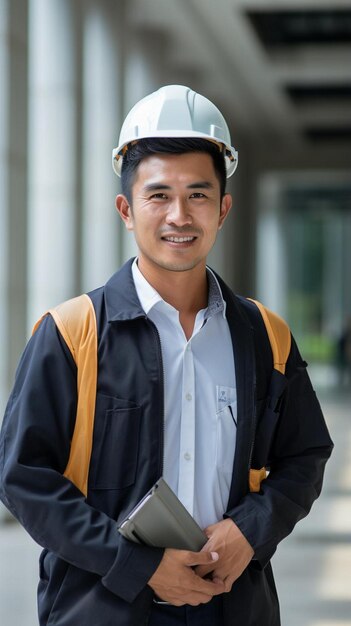 Civil engineer male Young adult Asian