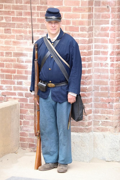 Photo civil war reenactmentfort point san francisco