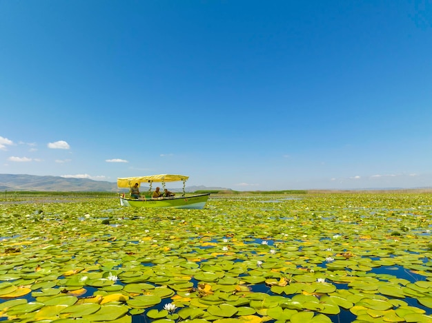 Civril - denizli - turkey, june 15, 2023, civril isikli lake in denizli