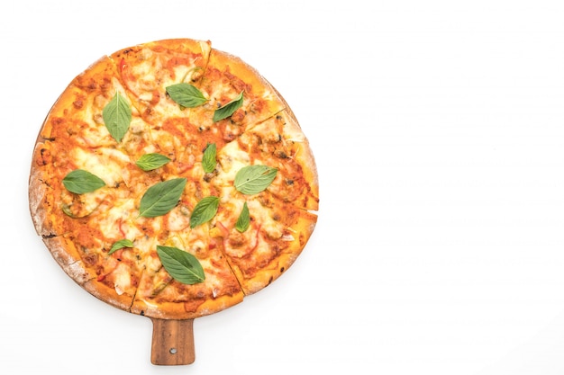 Clams pizza - Italian food 