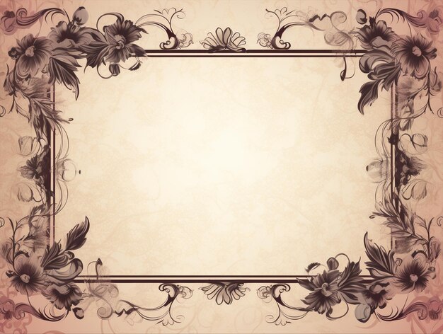 classic background ornamental frame