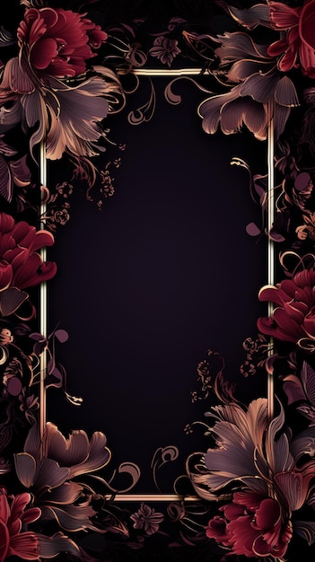 Photo classic background ornamental frame