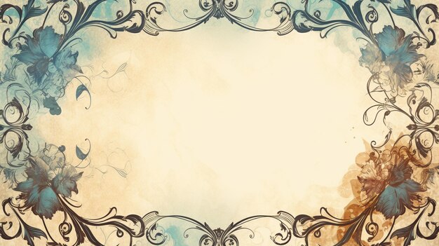 Classic background ornamental frame