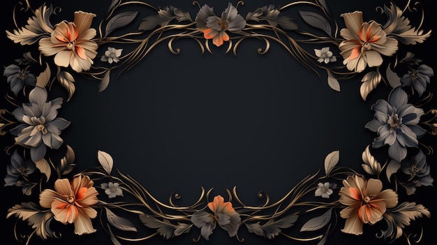 classic background ornamental frame