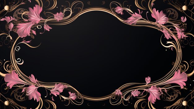 Photo classic background ornamental frame