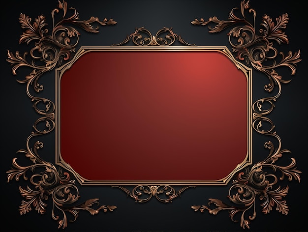 Photo classic background ornamental frame