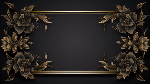 Photo classic background ornamental frame