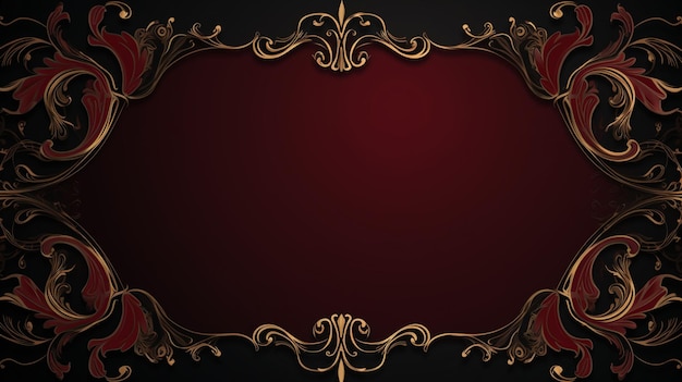 Photo classic background ornamental frame