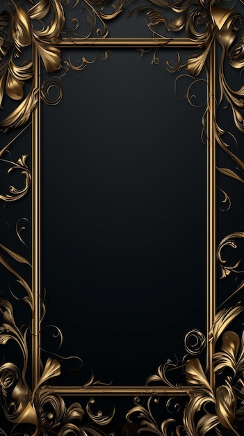 Photo classic background ornamental frame