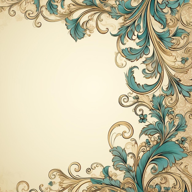 Classic background ornamental frame