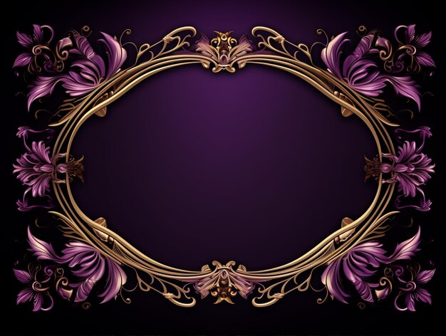 Photo classic background ornamental frame