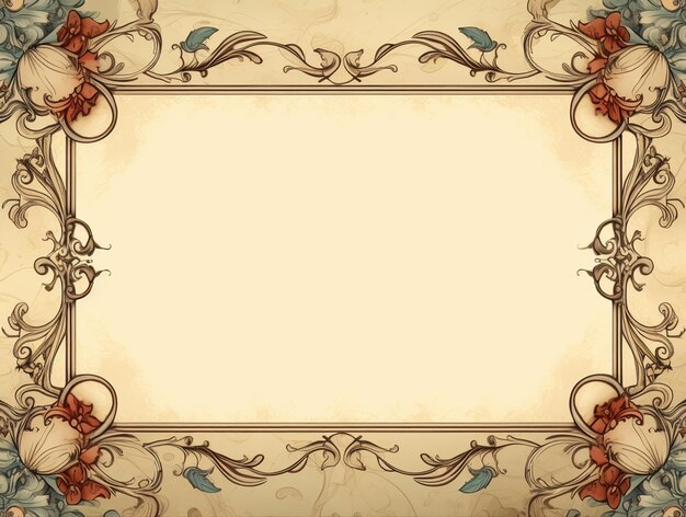 classic background ornamental frame