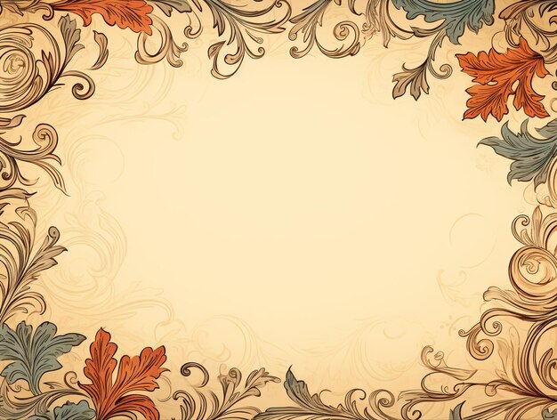 Classic background ornamental frame