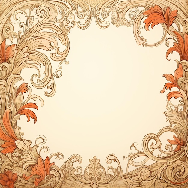 classic background ornamental frame