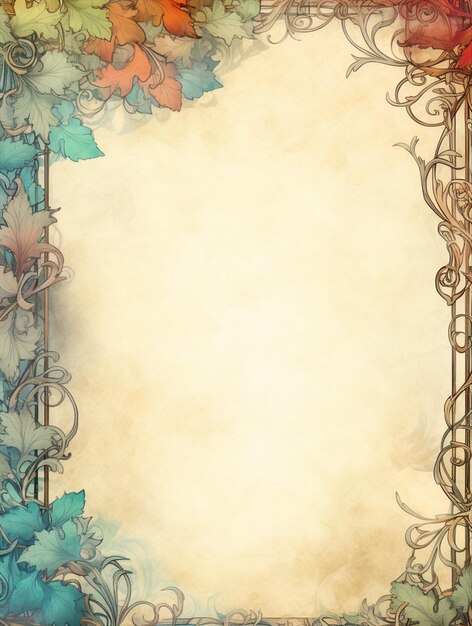 Photo classic background ornamental frame